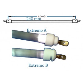 TUBO  CUARZO 240MM TOSTADOR...