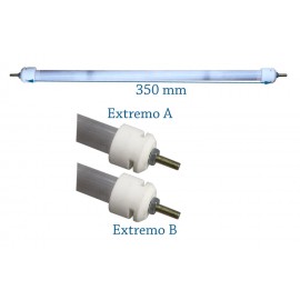 TUBO CUARZO 350MM 125V...