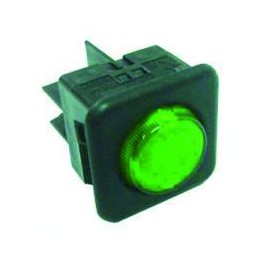  PILOTO VERDE 25x25mm 230V...
